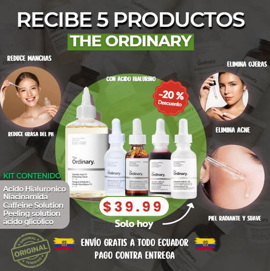 🌟SKIN 5X1 ORDINAR.Y INCLUYE ACIDO GLICOICO 240ml + ENVIO GRATIS🌟