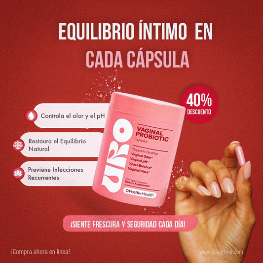 URO PROBIOTICO VAGINAL (adios malos olores)